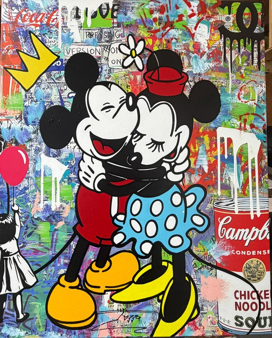 Big Hug, original painting by Jozza
