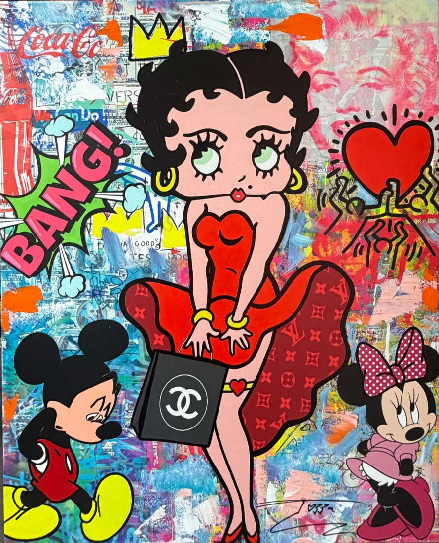 Cool Dress, original painting by Jozza