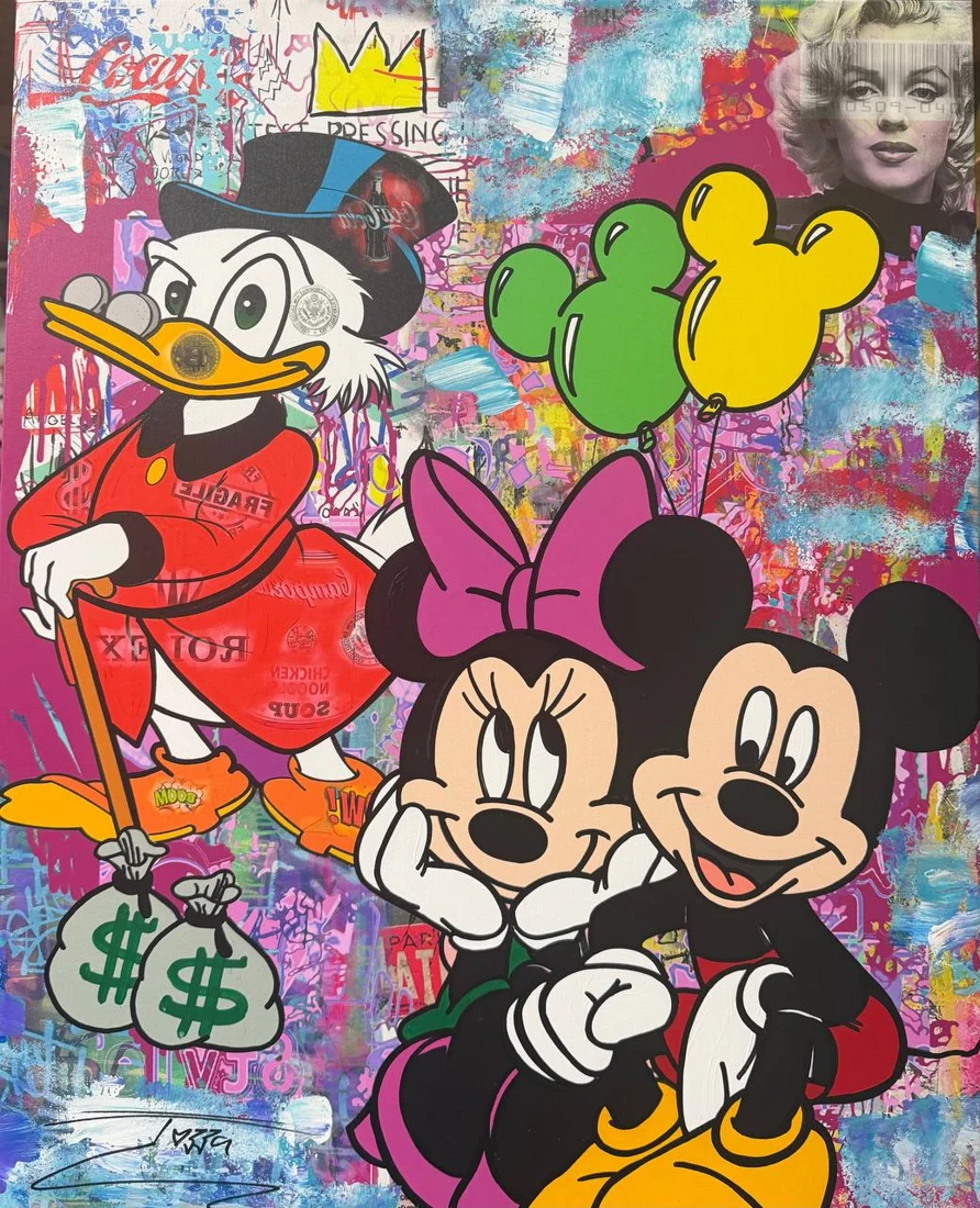 Happy Day, original painting by Jozza
