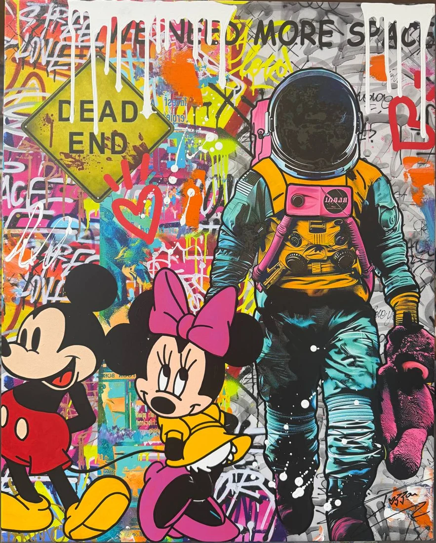 More Space, original painting by Jozza